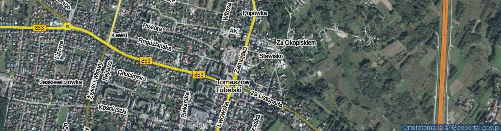 Zdjęcie satelitarne Orzeszkowej Elizy ul.